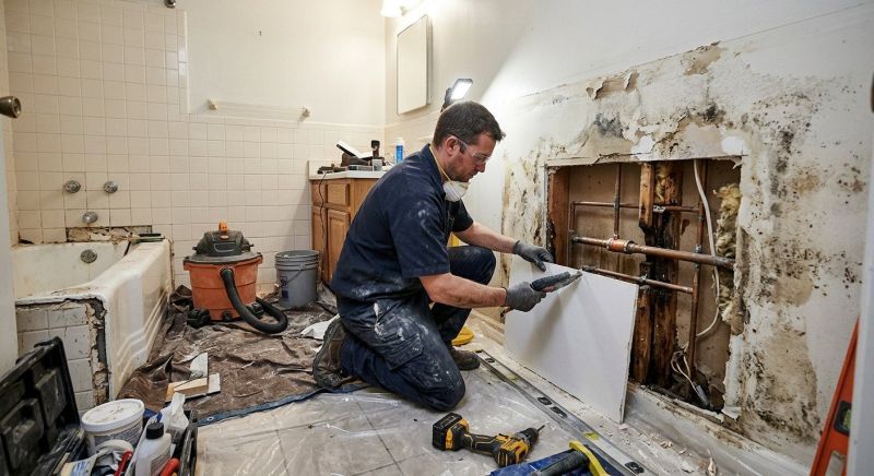 Bathroom Water Damage Repair in Houston, TX